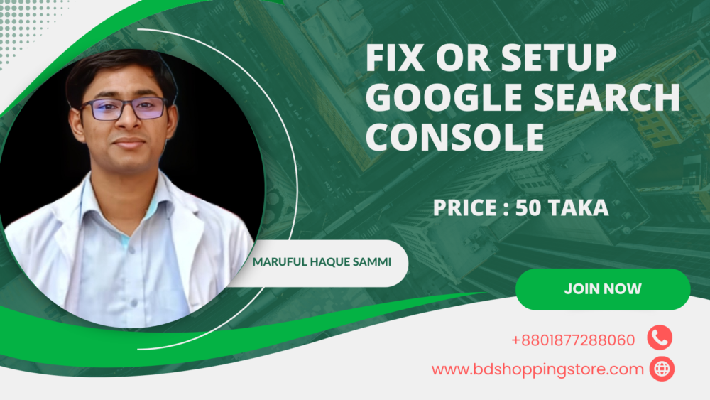 Fix or setup google search console